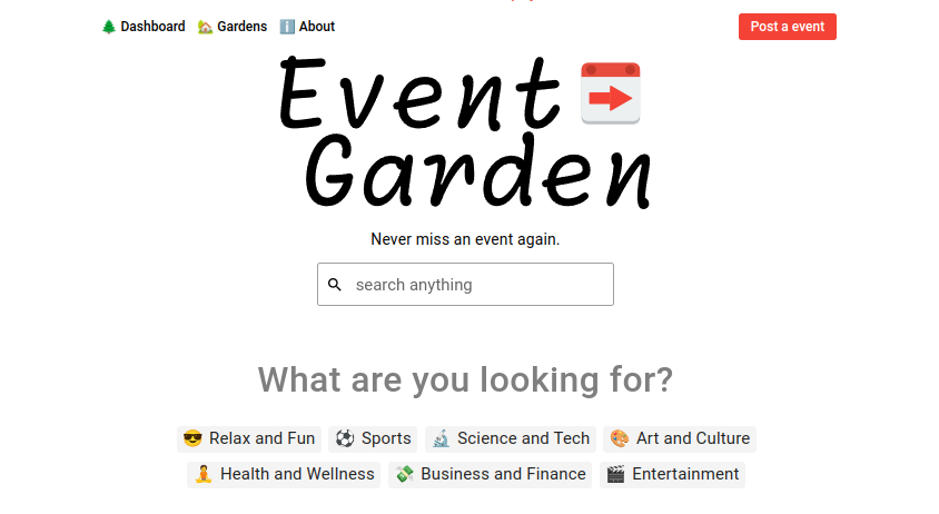 Event Garden